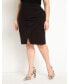 Фото #2 товара Plus Size The 365 Suit Wrap Pencil Skirt