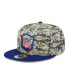 ფოტო #4 პროდუქტის Men's Camo, Navy 2023 Salute To Service 9FIFTY Snapback Hat