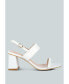 ფოტო #1 პროდუქტის Women's Kirk Elasticated Gussets Block Heel Sandals