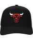 Фото #4 товара Men's Black Chicago Bulls Monogram All-Over Logo Mesh Trucker Adjustable Hat