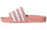 Фото #1 товара adidas originals Adilette Slides 休闲运动拖鞋 女款 粉色 / Спортивные тапочки Adidas originals Adilette Slides GX3372