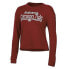 Фото #1 товара NCAA Alabama Crimson Tide Women's Crew Neck Fleece Double Stripe Sweatshirt - M