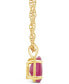Macy's ruby (1 ct. t.w.) Pendant Necklace in 14k Yellow Gold