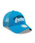 Фото #3 товара Women's Blue Carolina Panthers Team Trucker 9FORTY Snapback Hat