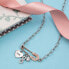 Steel necklace with pendants Love LPS10ASD01