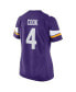 Фото #2 товара Women's Dalvin Cook Purple Minnesota Vikings Player Jersey