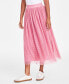 ფოტო #3 პროდუქტის Women's Pull-On A-Line Tulle Midi Skirt, Created for Macy's