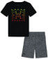 ფოტო #1 პროდუქტის Toddler & Little Boys Hyperdive Logo T-Shirt & Shorts, 2 Piece Set