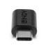 Lindy USB 2.0 Type C to Micro-B Adapter - USB-C - Micro-B - Black
