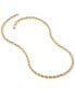 ფოტო #3 პროდუქტის Evergreen Rope Link 20" Chain Necklace in 10k Gold, Created for Macy's