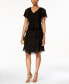 ფოტო #6 პროდუქტის Tiered Rhinestone Capelet Dress