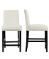 Set of 2 25'' Kitchen Breakfast Chairs Nailhead Barstools