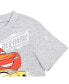 Фото #6 товара Toddler Boys Lion King Cars T-Shirt and Mesh Shorts Outfit Set to (18 Months - 10-12)