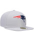 Men's Gray New England Patriots City Describe 59FIFTY Fitted Hat