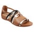 Фото #2 товара Softwalk Tula S2009-266 Womens Brown Wide Leather Strap Sandals Shoes 6