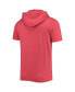 ფოტო #4 პროდუქტის Men's Heathered Red New England Patriots Team Brushed Hoodie T-shirt