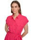 ფოტო #4 პროდუქტის Women's Gauze Midi Shirtdress