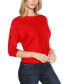 ფოტო #3 პროდუქტის Women's Rivet-Trim Dolman-Sleeve Sweater