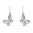 Фото #3 товара Design silver earrings Butterflies EA187W