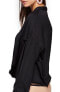 Free People 188854 Womens Ladylike Lady V-neck Bodysuit Black Size X-Small
