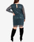 Фото #2 товара Plus Size Nouveau Nights Shift Mini Dress