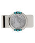 Фото #1 товара Men's Liberty Nickel Turquoise Coin Money Clip