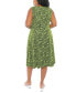 ფოტო #4 პროდუქტის Plus Size Sleeveless Fit & Flare Midi Dress