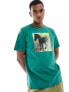 Фото #5 товара Paul Smith t-shirt with zebra placement print in green