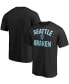 Фото #1 товара Men's Black Seattle Kraken Victory Arch T-shirt