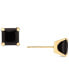 ფოტო #4 პროდუქტის Onyx Stud Earrings in 14k Gold