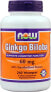 Фото #3 товара Витаминный препарат NOW Ginkgo Biloba, 60 мг, 60 вегетарианских капсул