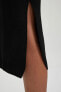 Fitted Polo Yaka Ribana Uzun Kollu Elbise B2400ax23wn