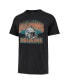 Фото #2 товара Men's Black Distressed Miami Dolphins Amplify Franklin T-shirt
