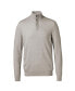 Men's Merino/Cashmere Button Neck Sweater