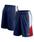 Фото #1 товара Men's Navy New England Patriots Prep Colorblock Shorts