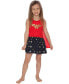 ფოტო #3 პროდუქტის Toddler Girls Wonder Woman Tank Nightgown with Cape