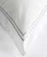 Фото #13 товара 100% Cotton Percale 3pc Duvet Set with Satin Stitching, Full/Queen
