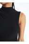 LCW Dik Yaka Büzgü Detaylı Kadın Bodycon Elbise