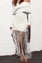 Фото #2 товара Платье из эластичного трикотажа с бахромой ZARA