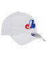 Men's White Montreal Expos TC A-Frame 9FORTY Adjustable Hat