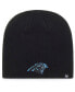 Фото #1 товара Men's Black Carolina Panthers Primary Logo Knit Beanie