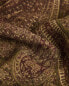 Фото #6 товара Плед из хлопка с орнаментом Paisley и бахромой ZARAHOME