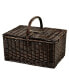 Фото #4 товара Buckingham Willow Picnic Basket with Blanket - Service for 4