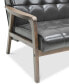 Фото #3 товара Caden Mid-Century Faux Leather Loveseat