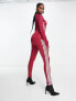 Фото #3 товара adidas Originals 'centre stage' leggings with mesh detail in maroon