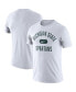 Фото #2 товара Men's White Michigan State Spartans Team Arch T-shirt