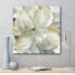 Фото #2 товара Crean Petals Gallery-Wrapped Canvas Wall Art - 16" x 16"