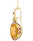 ფოტო #2 პროდუქტის Crazy Collection® Multi-Gemstone (10-3/8 ct. t.w.) & Vanilla Diamond (1/8 ct. t.w.) 18" Pendant Necklace in 14k Gold