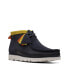 Фото #3 товара Clarks Wallabee 2.0 Gore-Tex GTX 26167901 Mens Blue Suede Chukkas Boots