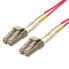 ROLINE LWL-Kabel 50/125 Om4 Lc/Lc Low-Loss-Stecker violett 0.5m - Cable - Network